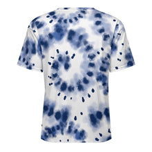 Cargar imagen en el visor de la galería, Camiseta NT de corte clásico manga corta y cuello redondo para mujeres y hombres personalizado con patrón foto texto (impresión de imagen única)
