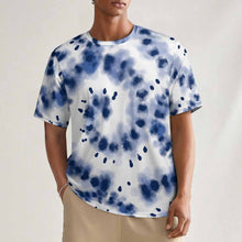 Cargar imagen en el visor de la galería, Camiseta NT de corte clásico manga corta y cuello redondo para mujeres y hombres personalizado con patrón foto texto (impresión de imagen única)
