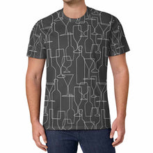 Cargar imagen en el visor de la galería, Camiseta de hombre con estampado integral OMDT01 personalizado con patrón foto texto (impresión de imagen única)
