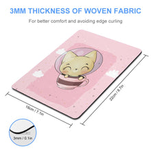 Cargar imagen en el visor de la galería, Alfombrilla de ratón cuadrada con múltiples especificaciones disponibles (versión vertical) personalizado con patrón foto texto
