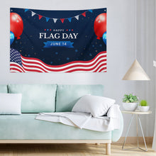 Cargar imagen en el visor de la galería, Bandera con un agujero en cada esquina personalizado con patrón foto texto
