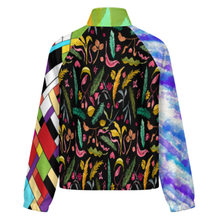 Cargar imagen en el visor de la galería, Chaqueta de Cuello Alto para Mujer LM552 personalizado con patrón foto texto (impresión de imágenes múltiples)
