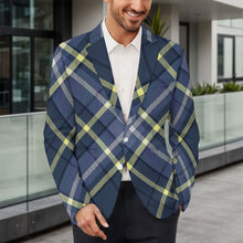 Cargar imagen en el visor de la galería, Chaqueta de traje formal para hombre Z34W personalizado con patrón foto texto (impresión de imagen única)
