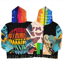 Cargar imagen en el visor de la galería, Sudadera con capucha y cremallera de manga larga para hombre WY14 personalizado con patrón foto texto (impresión de imágenes múltiples)
