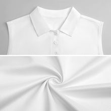 Cargar imagen en el visor de la galería, Polo Sin Mangas Mujer Personalizable | Tejido Malla Transpirable
