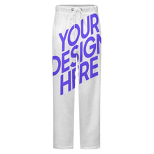 Cargar imagen en el visor de la galería, Pantalón de pijama holgado de felpa para mujer LM218 (Diferentes estampados adelante y atrás) personalizado con patrón foto texto
