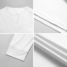 Cargar imagen en el visor de la galería, Camiseta Manga Larga de Secado Rápido para Hombre | Diseño V-Neck
