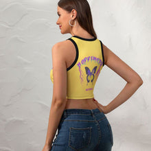 Cargar imagen en el visor de la galería, Crop Top Deportivo Personalizado Mujer | Camiseta Corta Racerback | Diseño Propio
