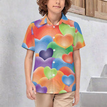 Cargar imagen en el visor de la galería, Camisa Infantil Algodón Manga Corta Personalizable
