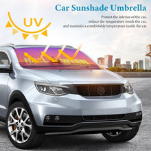 Cargar imagen en el visor de la galería, Parasol de Coche Tipo Paraguas Personalizado | Protección UV con Foto
