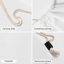 Cargar imagen en el visor de la galería, Mochila de Lona con Cordón XB0604196 personalizado con patrón foto texto

