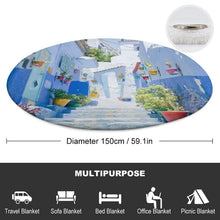 Cargar imagen en el visor de la galería, Manta Redonda Personalizada | Tu Isla de Confort y Juego
