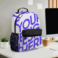 Cargar imagen en el visor de la galería, Mochila Escolar Casual XB0604193 personalizado con patrón foto texto
