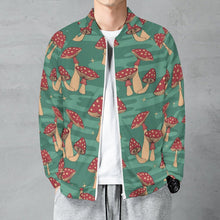 Cargar imagen en el visor de la galería, Chaqueta Bomber Raglán Personalizada | Sudadera con Cremallera y Bolsillos
