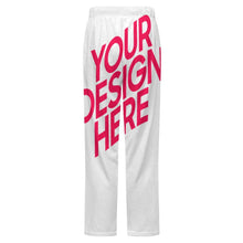 Cargar imagen en el visor de la galería, Pantalones de pijama holgados de felpa para hombre LM217 (Varios estampados delante y detrás) personalizado con patrón foto texto
