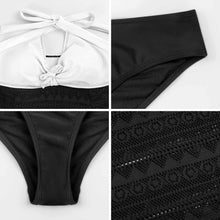 Cargar imagen en el visor de la galería, Bikini Halter Personalizado Mujer | Tirantes Ajustables y Copas
