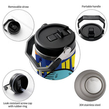 Cargar imagen en el visor de la galería, Vaso Térmico de Viaje Personalizado en Acero Inoxidable de 30oz con Pajita
