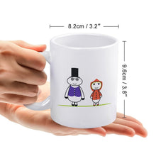 Cargar imagen en el visor de la galería, Taza Cerámica Blanca Personalizada | Mug de Café 350ml Resistente

