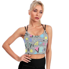 Cargar imagen en el visor de la galería, Top Yoga Corto con Relleno Personalizado | Camiseta Deportiva Mujer
