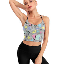 Cargar imagen en el visor de la galería, Top Yoga Corto con Relleno Personalizado | Camiseta Deportiva Mujer
