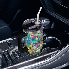 Cargar imagen en el visor de la galería, Vaso Térmico Gigante Personalizado de 40oz en Acero Inoxidable con Pajita
