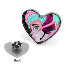 Cargar imagen en el visor de la galería, Pin Metálico Personalizado con Forma de Corazón

