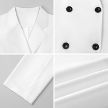 Cargar imagen en el visor de la galería, Vestido Blazer Doble Botonadura Personalizable para Mujer
