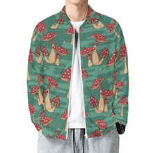 Cargar imagen en el visor de la galería, Chaqueta Bomber Raglán Personalizada | Sudadera con Cremallera y Bolsillos
