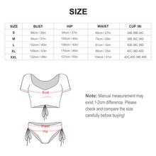 Cargar imagen en el visor de la galería, Bikini con Mangas Personalizado | Traje de Baño Estampado con Lazo
