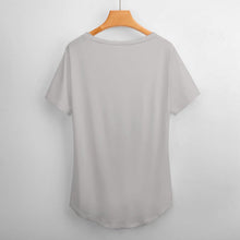 Cargar imagen en el visor de la galería, Camiseta Holgada Personalizada con Cuello en V para Mujer
