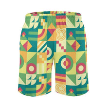 Cargar imagen en el visor de la galería, Beach Pants Green, Puzzle, Abstract Pattern
