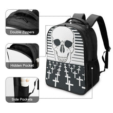 Cargar imagen en el visor de la galería, Mochila Escolar Resistente 16" Personalizada | Daypack Nylon Doble Compartimento
