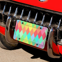 Cargar imagen en el visor de la galería, Marco de Matrícula Personalizado de Aluminio con Foto | Coche EE. UU.
