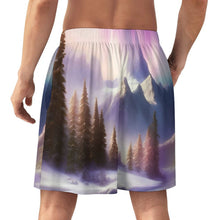 Cargar imagen en el visor de la galería, Pantalón Pijama Corto Hombre de Seda de Hielo | Personalizable
