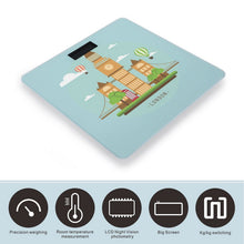 Cargar imagen en el visor de la galería, Báscula de Baño Digital Personalizada | Vidrio Templado Antideslizante
