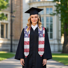 Cargar imagen en el visor de la galería, Estola de Graduación Corte V Personalizada | Foto Perfecta

