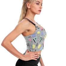 Cargar imagen en el visor de la galería, Top Yoga Corto con Relleno Personalizado | Camiseta Deportiva Mujer

