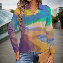 Cargar imagen en el visor de la galería, Long Sleeved Sunscreen Fishing Shirt Color, Liquid
