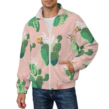 Cargar imagen en el visor de la galería, Fleece Jacket Cactus, Tropical, Pink
