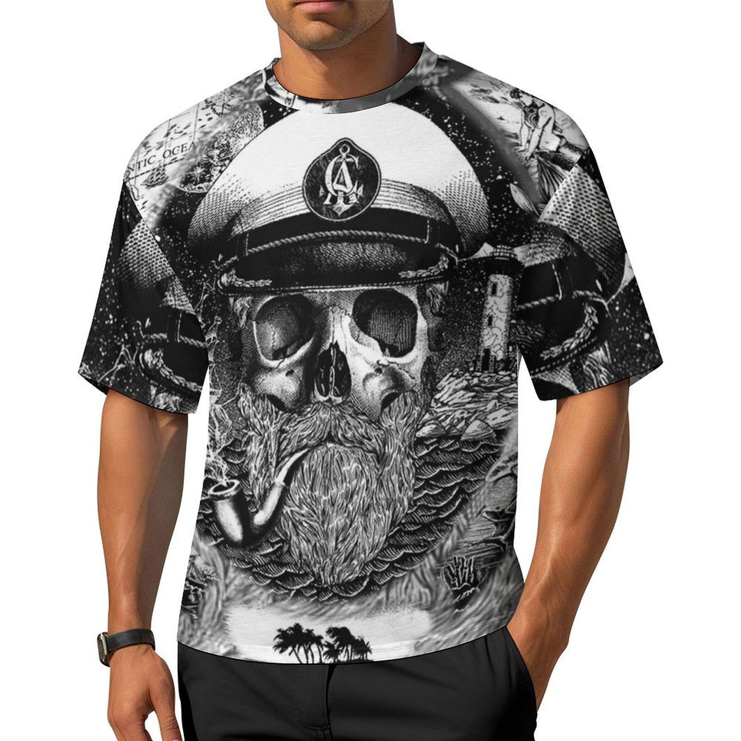 Camiseta Personalizada Algodón Oversize con Hombros Caídos