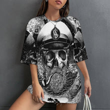 Cargar imagen en el visor de la galería, Camiseta Personalizada Algodón Oversize con Hombros Caídos
