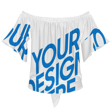 Cargar imagen en el visor de la galería, Camiseta de verano para mujer camisa batik con mangas de murciélago MXLD193 personalizado con patrón foto texto
