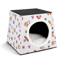 Cargar imagen en el visor de la galería, Cama Cueva para Gatos Personalizada | Casa Mascota Tipo Cápsula Espacial
