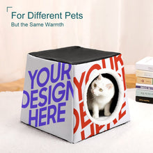 Cargar imagen en el visor de la galería, Cápsula espacial nido para mascotas, suministros para mascotas para perros y gatos personalizado con patrón foto texto (impresión de imágenes múltiples)
