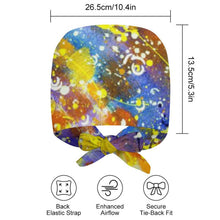 Cargar imagen en el visor de la galería, Work Hat Colorful Splash Ink Style 26.5x13.5cm
