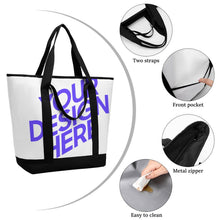Cargar imagen en el visor de la galería, Bolsa de Compras Térmica de Gran Capacidad XB0601064 personalizado con patrón foto texto (impresión de imágenes múltiples)

