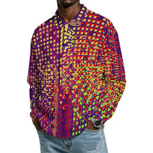 Cargar imagen en el visor de la galería, Sudadera Cuello Polo Textura Waffle Personalizable Hombre
