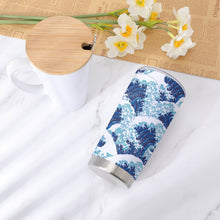 Cargar imagen en el visor de la galería, Vaso Viaje Plástico 20oz Personalizado | Sin BPA Tapa Antigoteo Coche
