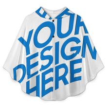Cargar imagen en el visor de la galería, Manta con capucha para niños RTDP09 personalizado con patrón foto texto (impresión de imagen única)
