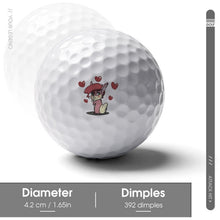 Cargar imagen en el visor de la galería, Bolas de Golf Personalizadas (Doble Cara) | Regalo Golfista Premium
